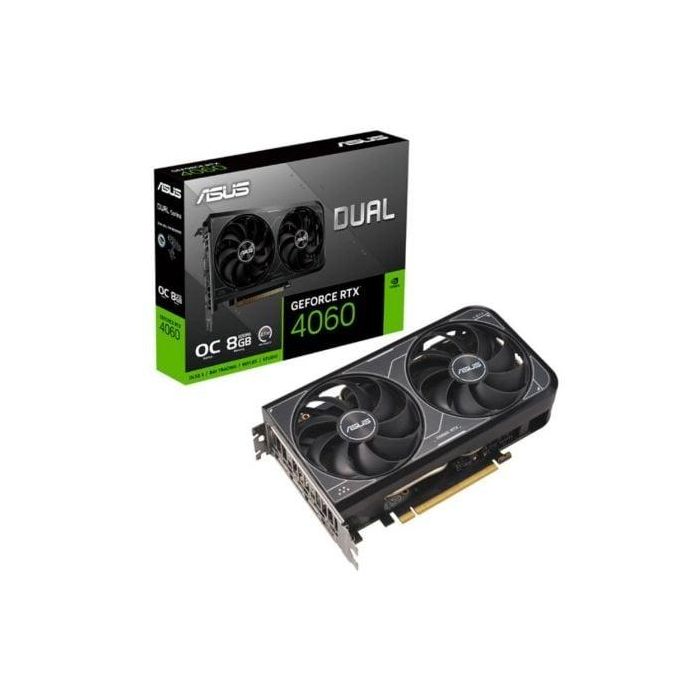 Tarjeta Gráfica Asus Dual GeForce RTX 4060 EVO OC/ 8GB GDDR6 Tarjeta Gráfica Asus Dual GeForce RTX 4060 EVO OC/ 8GB GDDR6