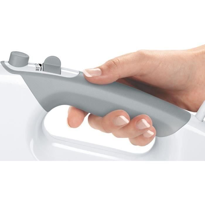 Bosch MFQ36440 Batidora de Mano 450W, 5 velocidades, 2 batidores y 2 ganchos amasadores acero inoxidable, bol graduado con tapa, Blanco/Gris 1 Bosch MFQ36440 Batidora de Mano 450W, 5 velocidades, 2 batidores y 2 ganchos amasadores acero inoxidable, bol graduado con tapa, Blanco/Gris 1