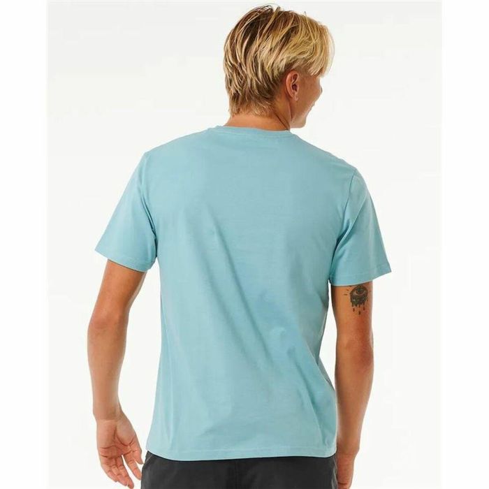 Camiseta de Manga Corta Hombre Rip Curl Big Mumma Icon Azul cielo M 4