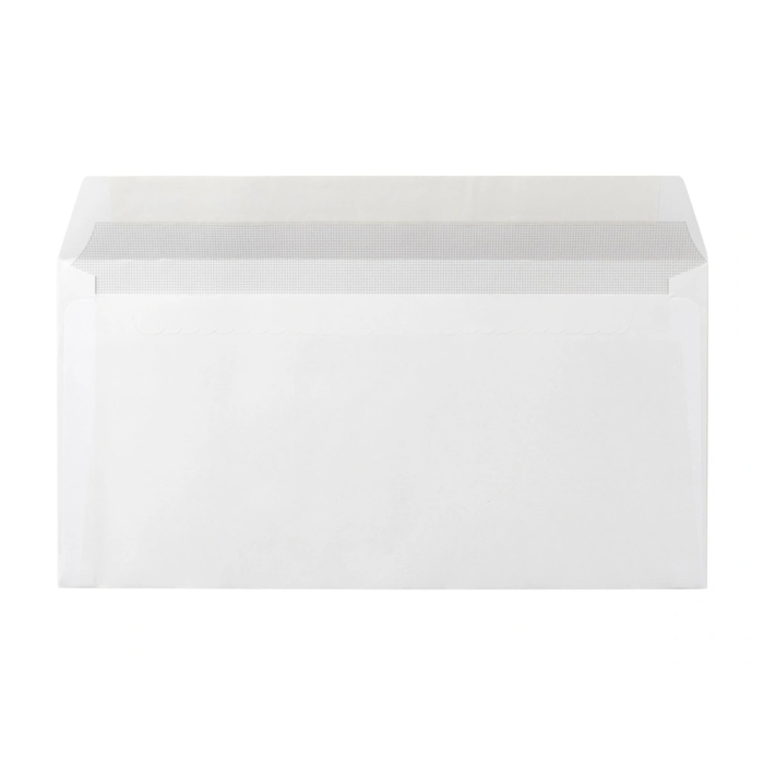 Liderpapel Sobre N.4 Blanco Americano Ventana Derecha 115x225mm Tira Silicona Open System Caja 500 Unidades 1