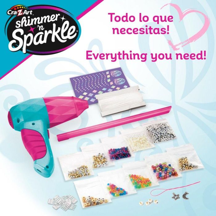 Shimmer N Sparkle Estudio Moldeador con Aire para el Pelo, Kit para Añadir Preciosas Gemas al Cabello, Edad Recomendada +8 Años 1 Shimmer N Sparkle Estudio Moldeador con Aire para el Pelo, Kit para Añadir Preciosas Gemas al Cabello, Edad Recomendada +8 Años 1
