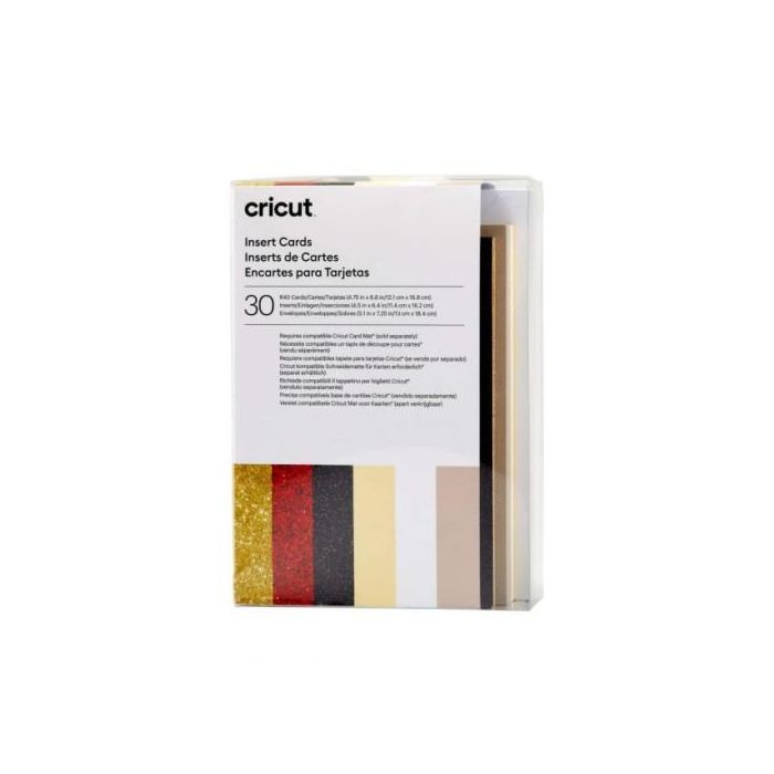 Cricut 2009470 Cartón y Papel de Construcción 30 Hojas - Negro, Crema, Oro, Rojo, Gris Pardo, Blanco 0 Cricut 2009470 Cartón y Papel de Construcción 30 Hojas - Negro, Crema, Oro, Rojo, Gris Pardo, Blanco 0