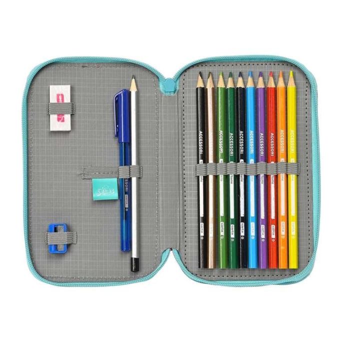 Plumier Doble The Bellies Blanco Morado Turquesa 12.5 x 19.5 x 4 cm (28 piezas) 3 Plumier Doble The Bellies Blanco Morado Turquesa 12.5 x 19.5 x 4 cm (28 piezas) 3