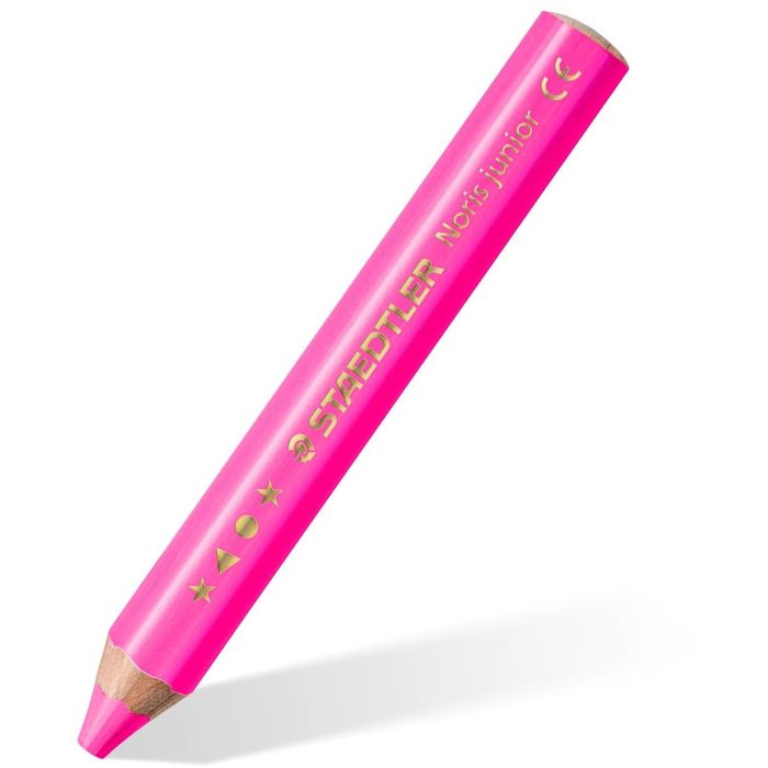 STAEDTLER Buntstifte Noris junior neon 4 Farben + Spitzer 3 STAEDTLER Buntstifte Noris junior neon 4 Farben + Spitzer 3