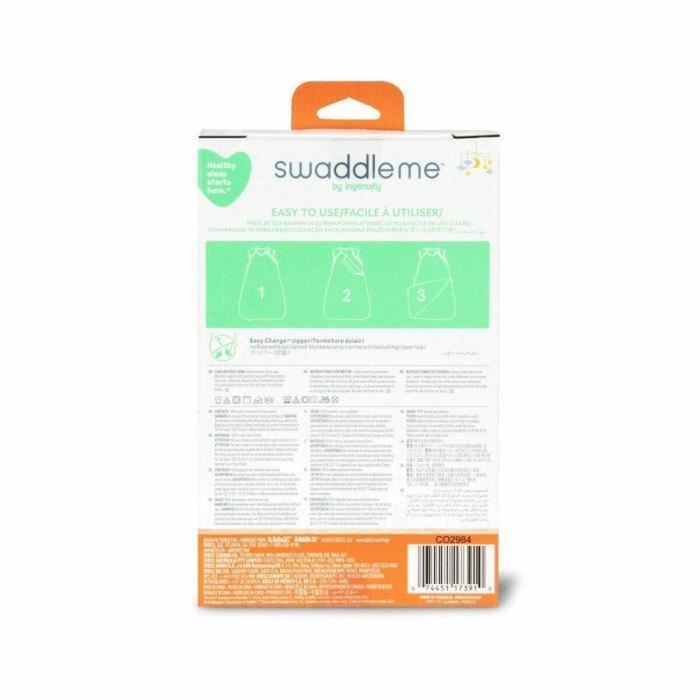 Ingenuity Saco de Dormir Envolvente Verano Lunares TOG 0.5 Ajustable 3-18 Meses Certificado Oeko-Tex ING0074451173910 3