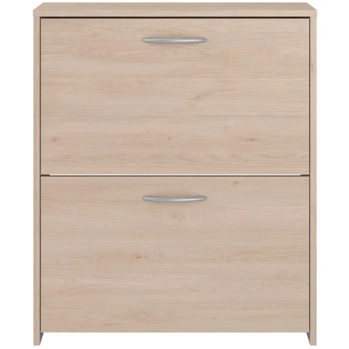 Parisot Zapatero con 2 puertas - Roble - 66,5 x 78,5 x 25,1 - EASYLIFE7901MCHA 4