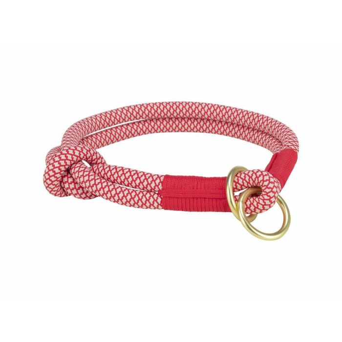 Collar de Adiestramiento para Perros Trixie Soft Rope Rojo Crema XS 25 cm