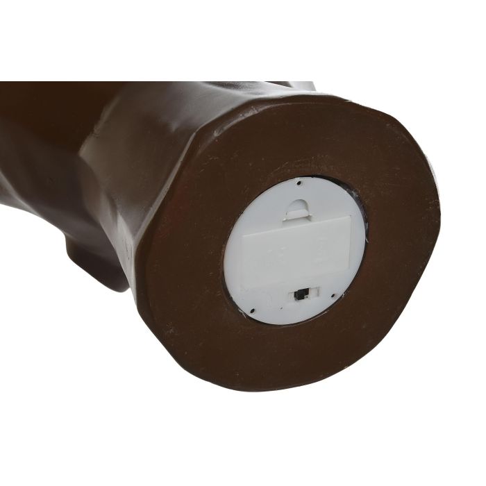 Decoracion Luminosa Moderno DKD Home Decor Marron Oscuro 16 x 28 x 28 cm (2 Unidades) 1 Decoracion Luminosa Moderno DKD Home Decor Marron Oscuro 16 x 28 x 28 cm (2 Unidades) 1