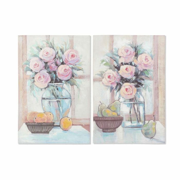 Cuadro Tradicional DKD Home Decor Multicolor 2.5 x 90 x 60 cm (2 Unidades) Cuadro Tradicional DKD Home Decor Multicolor 2.5 x 90 x 60 cm (2 Unidades)