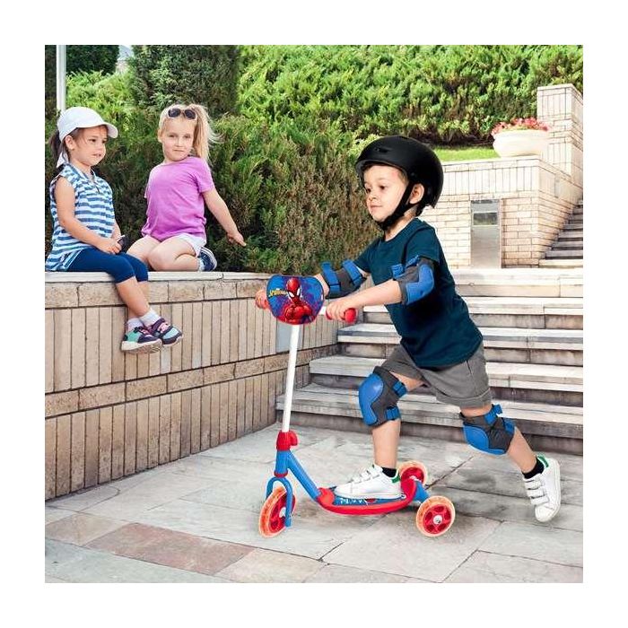 Patinete spiderman 3 ruedas 60x46x13,5cm 6