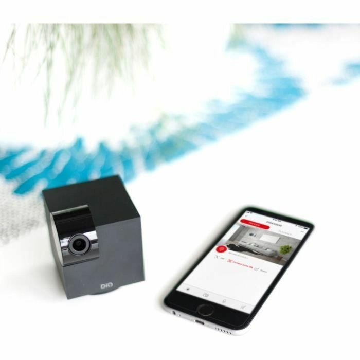 Dio Connected Home DIOCAM-RI01 Cámara de Vigilancia HD Interior Wi-Fi Giratorio Visión Nocturna 1080P 10