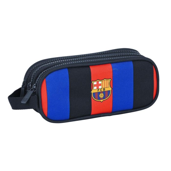 Portatodo Triple F.C. Barcelona Granate Azul marino (21 x 8.5 x 7 cm)