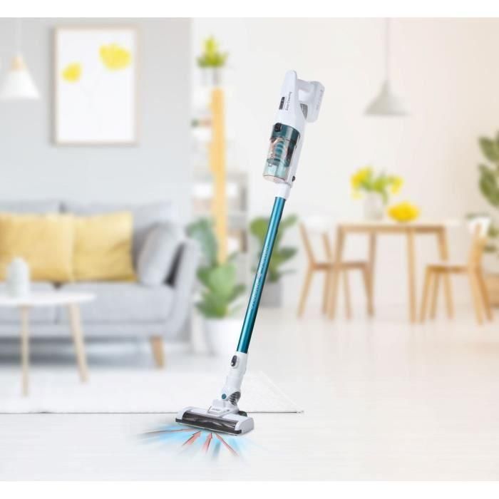 Domo DO233SV Aspirador Escoba 2 en 1 Inalámbrico 18.5V, Sistema Ciclónico, 0.6L, 20min Autonomía y Cepillo Giratorio 4 Domo DO233SV Aspirador Escoba 2 en 1 Inalámbrico 18.5V, Sistema Ciclónico, 0.6L, 20min Autonomía y Cepillo Giratorio 4