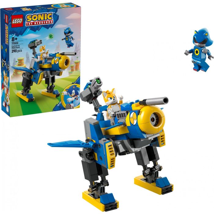 LEGO 77002 Ciclón vs. Metal Sonic Juguete Set de Construcción Sonic con Meca Articulado y Minifiguras Metal Sonic y Tails 13 LEGO 77002 Ciclón vs. Metal Sonic Juguete Set de Construcción Sonic con Meca Articulado y Minifiguras Metal Sonic y Tails 13