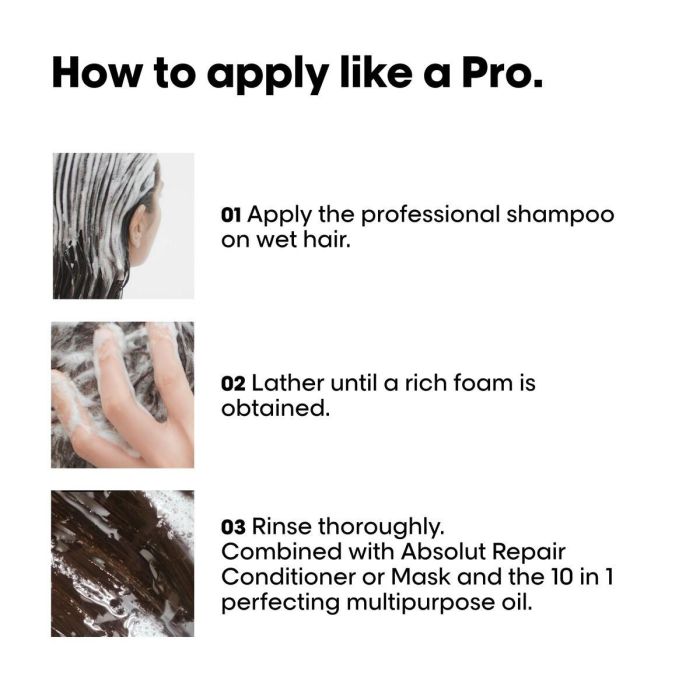 Champú Reestructurante L'Oreal Professionnel Paris ABSOLUT REPAIR 300 ml 6 Champú Reestructurante L'Oreal Professionnel Paris ABSOLUT REPAIR 300 ml 6