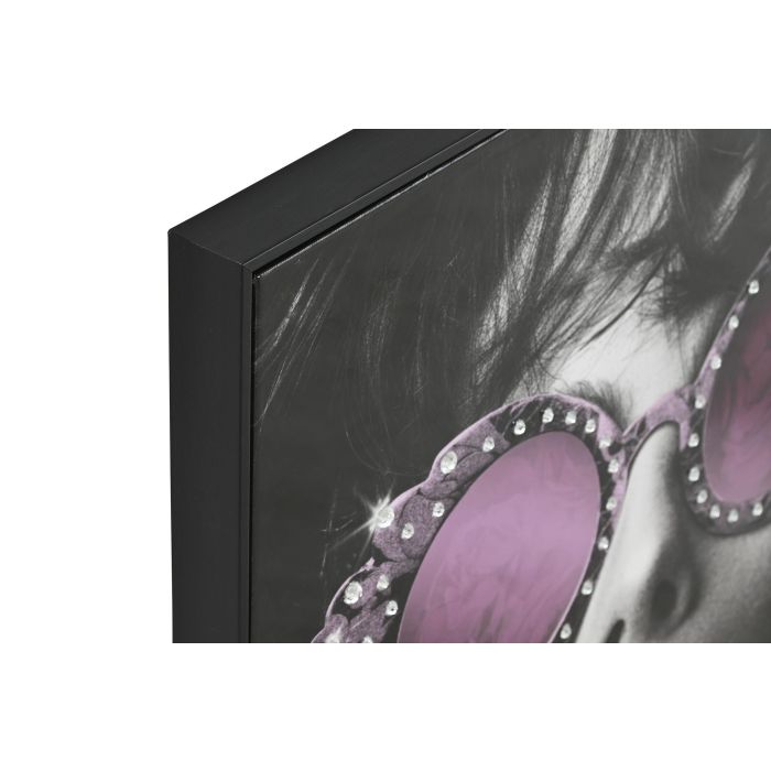 Cuadro Glam DKD Home Decor Negro Lila 3.5 x 80 x 60 cm (2 Unidades) Cuadro Glam DKD Home Decor Negro Lila 3.5 x 80 x 60 cm (2 Unidades)