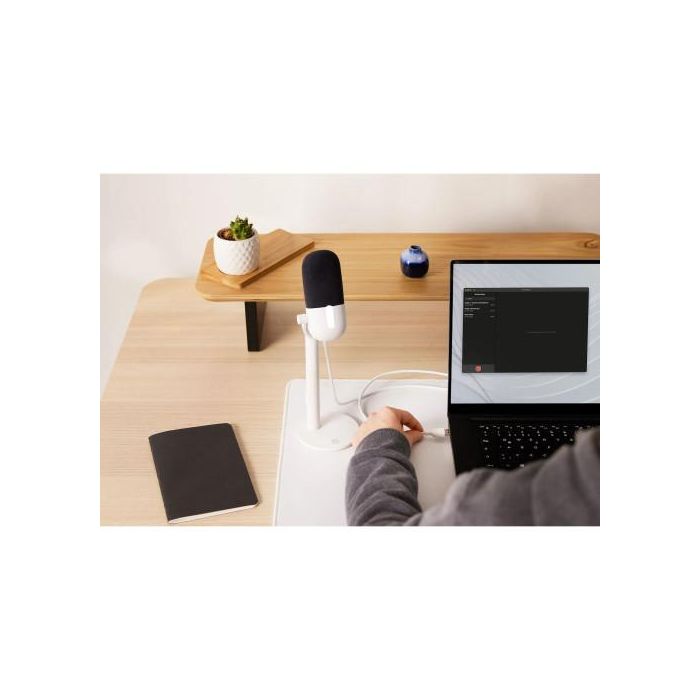 Elgato Micrófono Wave Neo de superficie para mesa, USB/3.5 mm, Blanco (10MAI9901) Elgato Micrófono Wave Neo de superficie para mesa, USB/3.5 mm, Blanco (10MAI9901)