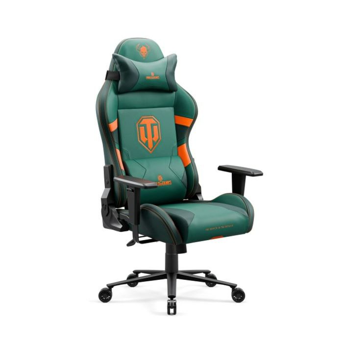 Silla Gaming Diablo Chairs Diablo X-One 2.0 World of Tanks Azul Verde 4 Silla Gaming Diablo Chairs Diablo X-One 2.0 World of Tanks Azul Verde 4