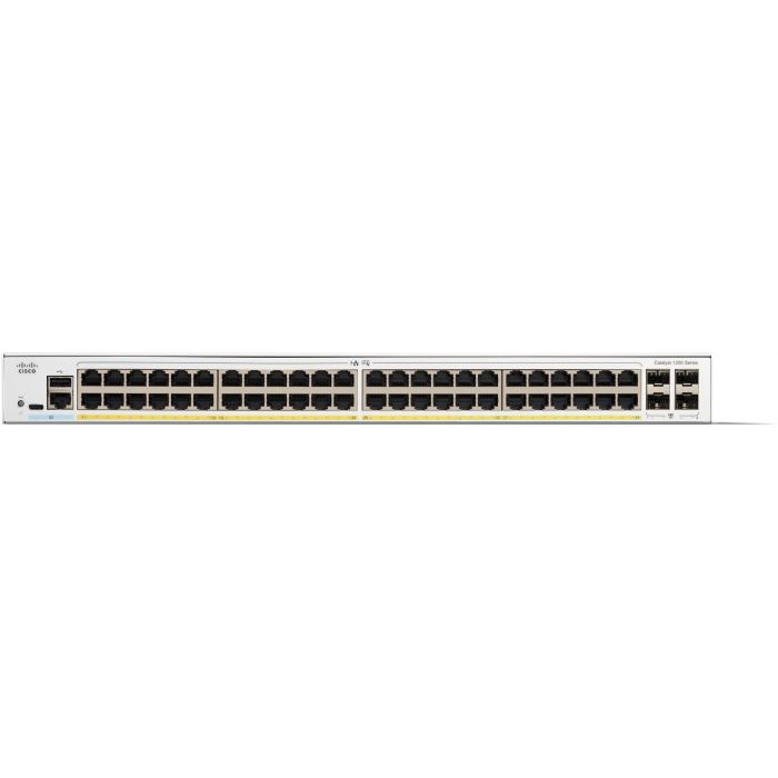 Cisco Catalyst 1200 C1200-48P-4G Switch Gestionado L2/L3 - 48 Puertos Gigabit Ethernet PoE con 4 Puertos SFP/SPF+ 1