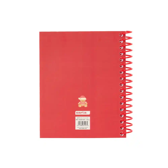 Safta Bloc de Notas Frontal Squishy Osito Rojo 13,5x17,9x1,9cm 1 Safta Bloc de Notas Frontal Squishy Osito Rojo 13,5x17,9x1,9cm 1
