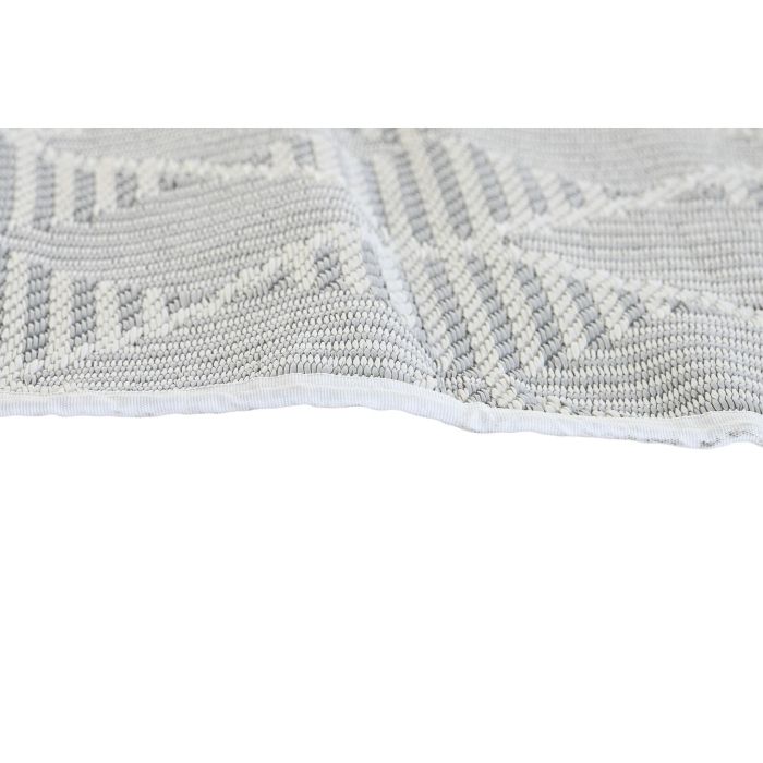 DKD Home Decor 6 Unidades Alfombra Poliéster Azul Beige Blanco 150 x 150 x 1 cm 3