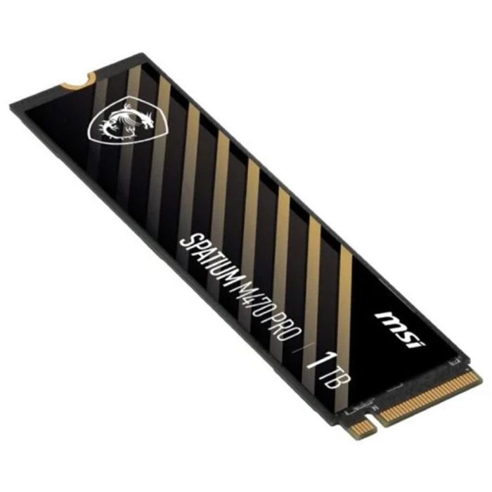 MSI SPATIUM M470 PRO SSD M.2 Interno de Alto Rendimiento 1TB NVMe PCIe 4.0 Lectura 6000 MB/s para Gaming 1 MSI SPATIUM M470 PRO SSD M.2 Interno de Alto Rendimiento 1TB NVMe PCIe 4.0 Lectura 6000 MB/s para Gaming 1