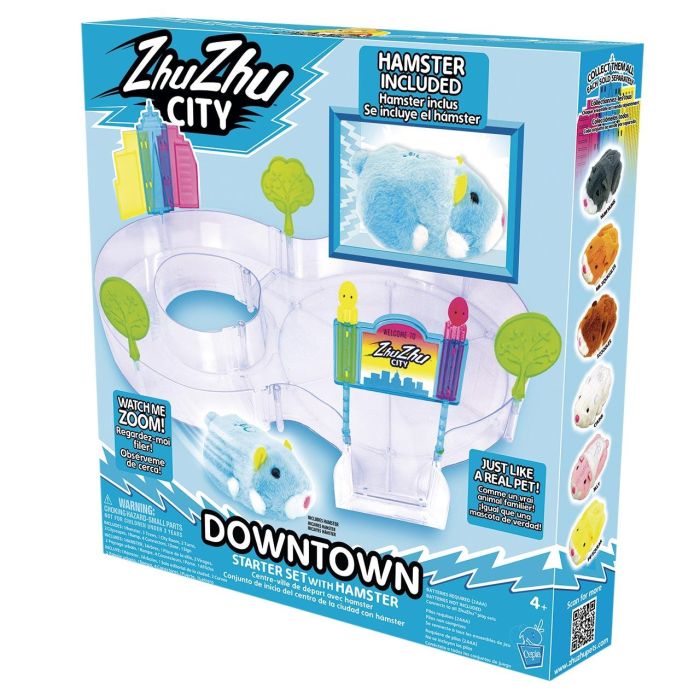Jazwares Z1080 Zhu Zhu Hamster Starter Set Interactivo con Accesorios Básicos para Niños +4 años