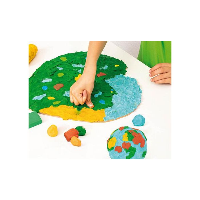 Plastilina Jovi 90 Colores Nature Barra 15 Gr. Estuche De 6 5