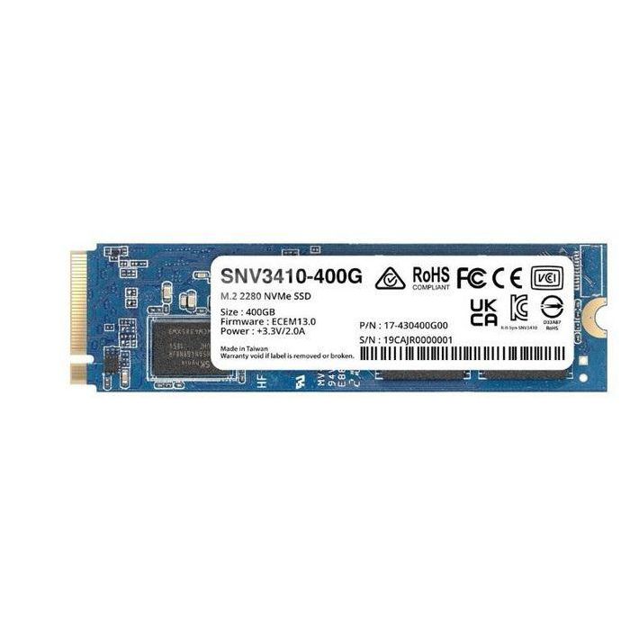 Disco SSD Synology SNV3410 400GB/ M.2 2280 PCIe NVMe Disco SSD Synology SNV3410 400GB/ M.2 2280 PCIe NVMe