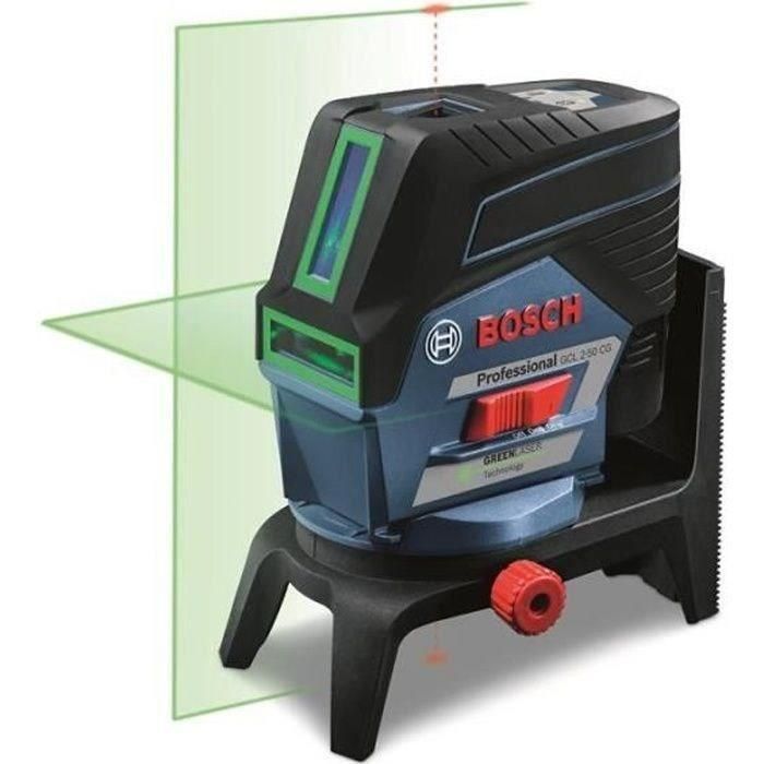Bosch Professional Láser de línea GCL 2-50CG con soporte giratorio RM2, batería 12V 2.0Ah, cargador, en Lboxx - 0601066H00 2 Bosch Professional Láser de línea GCL 2-50CG con soporte giratorio RM2, batería 12V 2.0Ah, cargador, en Lboxx - 0601066H00 2