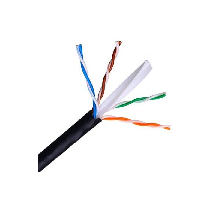 Bobina de Cable RJ45 para Exteriores UTP Nanocable 10.20.0504-EXT-BK Cat.6/ 305m/ Impermeable/ Negro 3 Bobina de Cable RJ45 para Exteriores UTP Nanocable 10.20.0504-EXT-BK Cat.6/ 305m/ Impermeable/ Negro 3