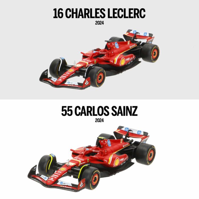 Coche de juguete Ferrari F1 2024 SF24 (6 Unidades) 5 Coche de juguete Ferrari F1 2024 SF24 (6 Unidades) 5