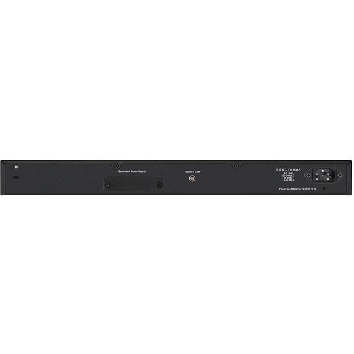 D-Link DGS-3130-30PS Switch Gestionado L3, 24 Puertos Gigabit, 4 SFP+, PoE+, 370W, Montaje en Rack 3