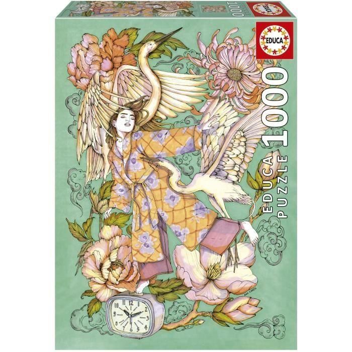 Educa AUC1740593401419 Puzzle Despertador, Ana Jarén - 1000 piezas