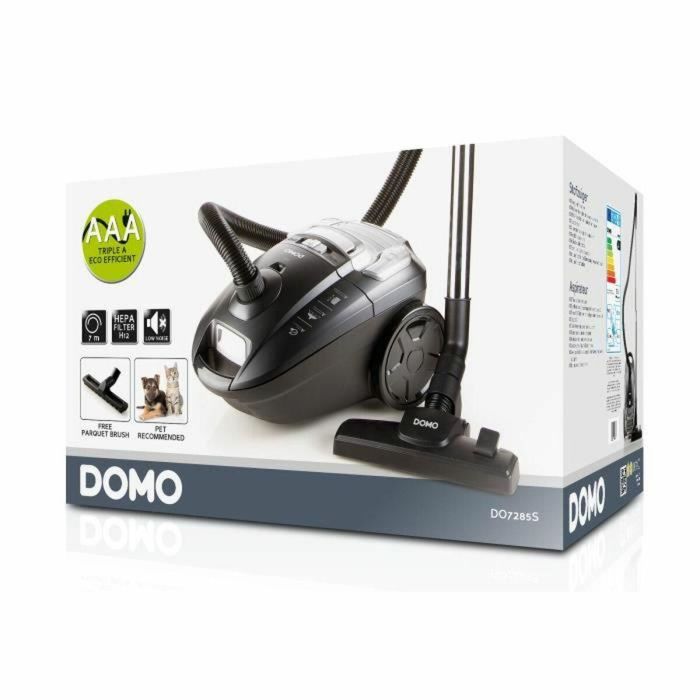 DOMO DO7285S Aspiradora de contenedor con bolsa - 700W - 69 dB - A - Gris 1