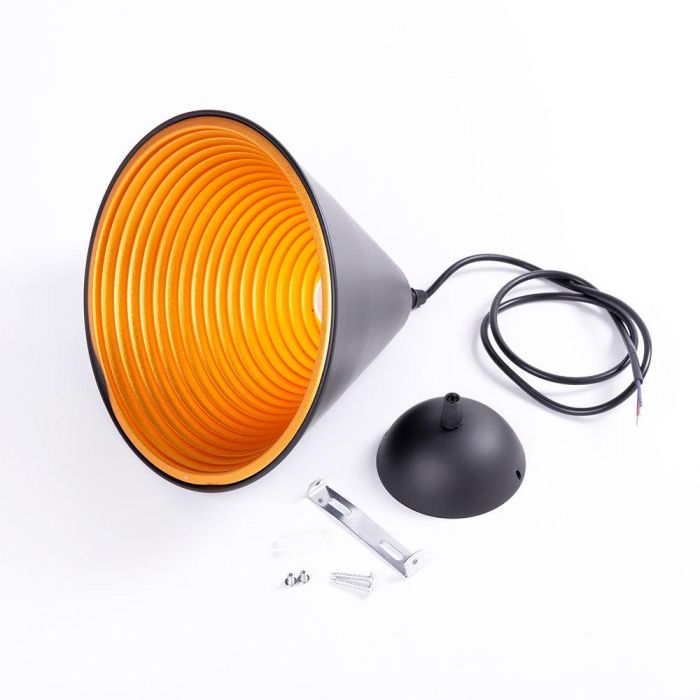 Lámpara Colgante Julianna SKD-P026-B Estilo Nórdico Vintage de Aluminio con Cable Regulable en Altura para Bombilla LED 6 Lámpara Colgante Julianna SKD-P026-B Estilo Nórdico Vintage de Aluminio con Cable Regulable en Altura para Bombilla LED 6