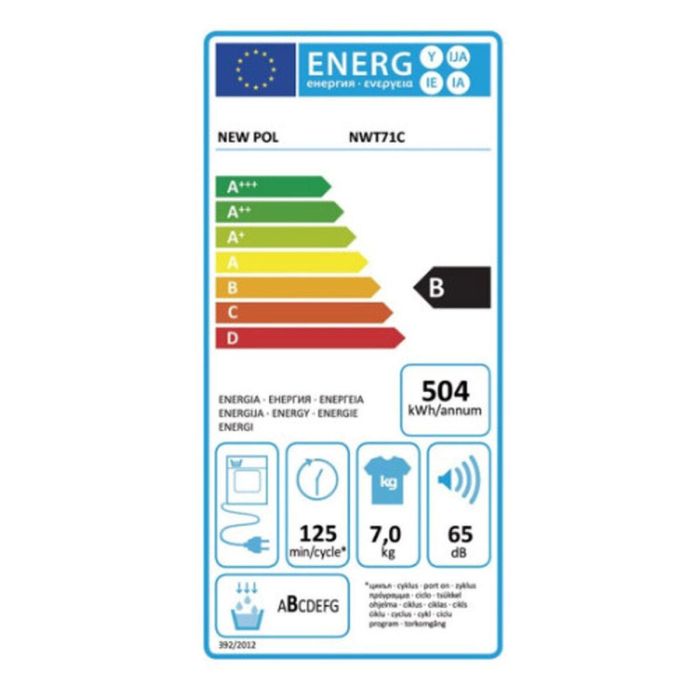 Secadora de condensación NEWPOL NWT71C.1 1