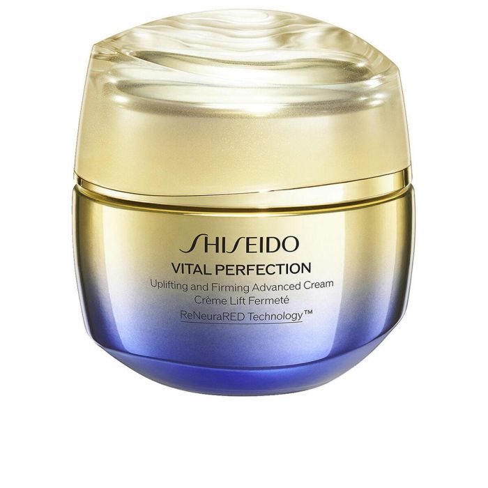 Shiseido Vital Perfection Uplifting & Firming Cream Día, Crema Facial Antiedad Reafirmante para Flacidez, Arrugas y Manchas 50 ml