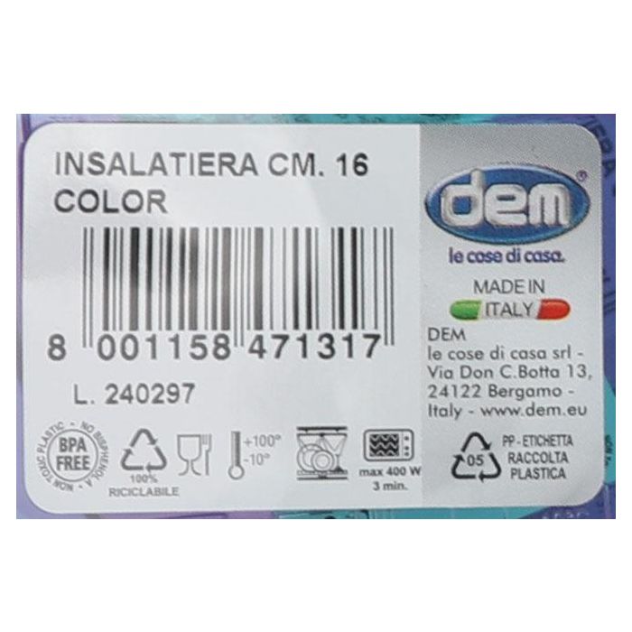 Inde Bol Smaty Color para Cocina y Mesa, 16 cm diámetro x 6,5 cm alto, 0,75 L, colores surtidos (36 Unidades) 1