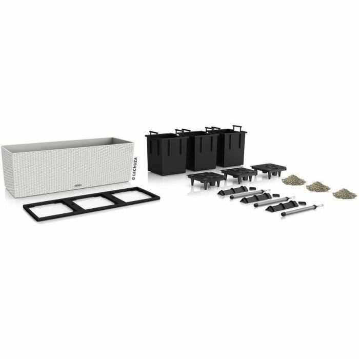 Lechuza LEC4008789150073 Macetero Trio Cottage 30 Kit Completo Gris Claro 4