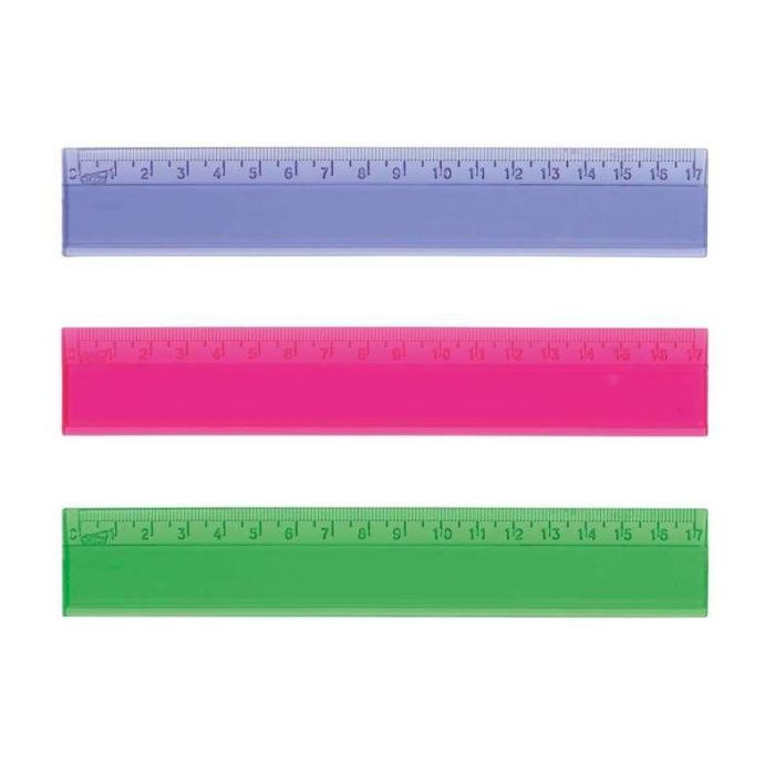 Regla de 17 cm. surtida Regla de 17 cm. surtida