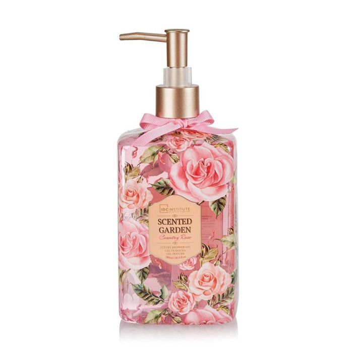 IDC INSTITUTE Scented Garden Rose Luxury Gel de Baño para Mujer 780 ml