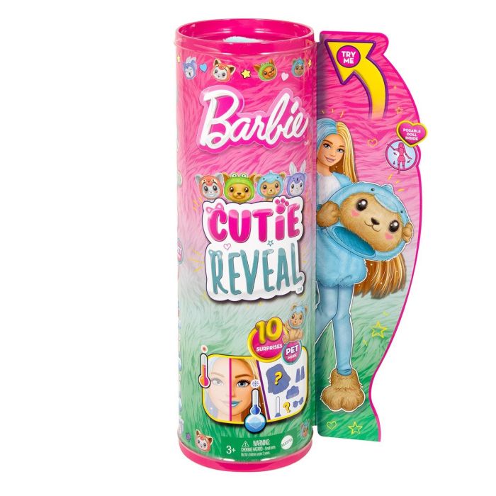 Barbie Cutie Reveal Disfraces Oso Delfín Hrk25 Mattel 3