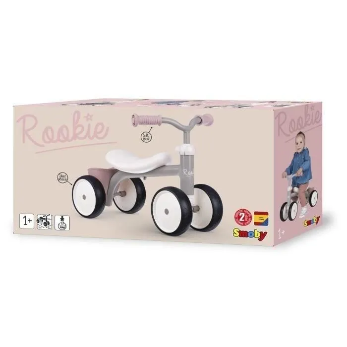 Smoby Portabebés Metálico Rookie Pink para Niños a partir de 12 Meses SMOB721405 2