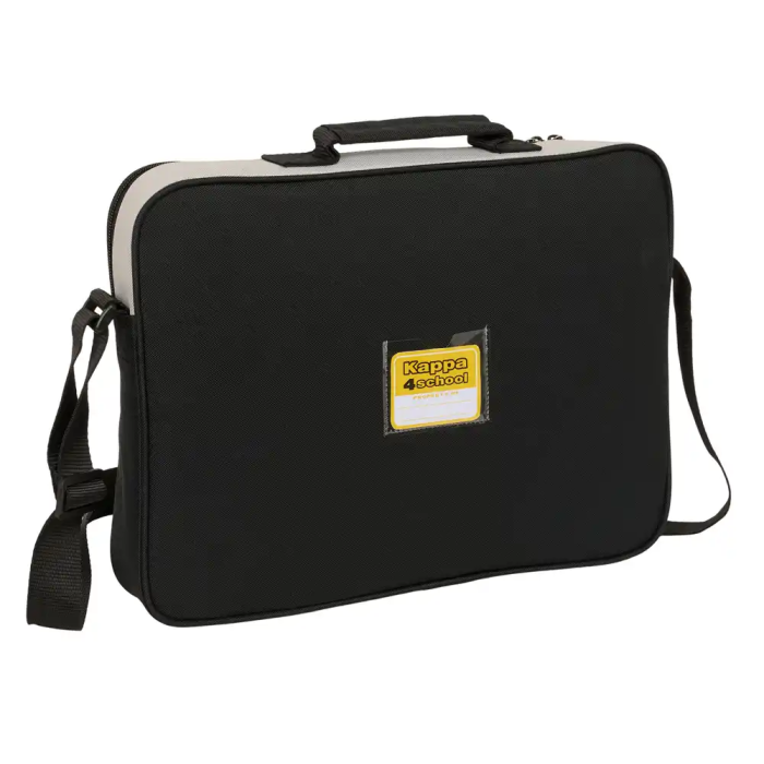 Safta Cartera Extraescolares Kappa Grey 280x380x60 mm 1