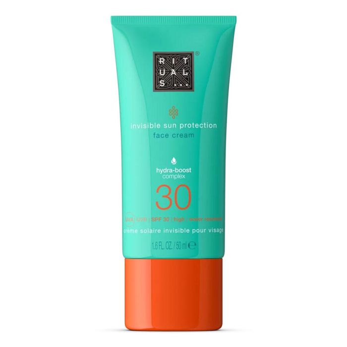 Rituals The Ritual of Karma Protector Solar Facial SPF30 Crema Hidratante Anti-Edad UVA/UVB para Todo Tipo de Pieles 50 ml
