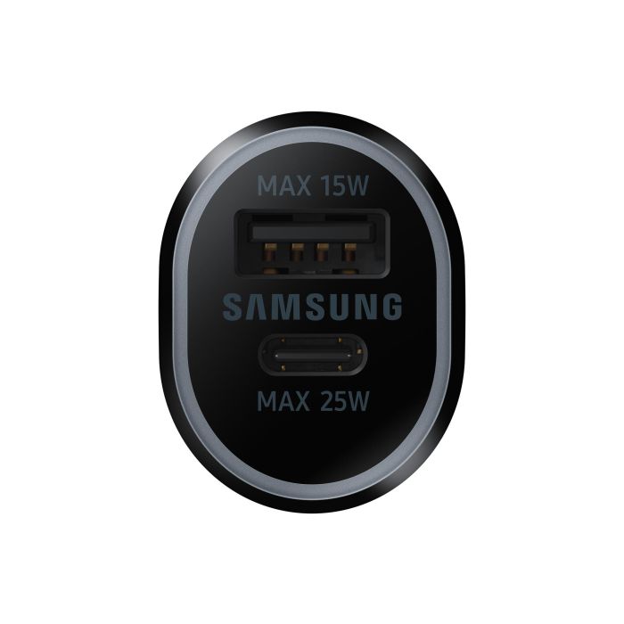 Samsung EP-L4020NBEGEU Cargador de Coche con Carga Rápida Dual USB-C 25W + USB 15W Negro 3 Samsung EP-L4020NBEGEU Cargador de Coche con Carga Rápida Dual USB-C 25W + USB 15W Negro 3