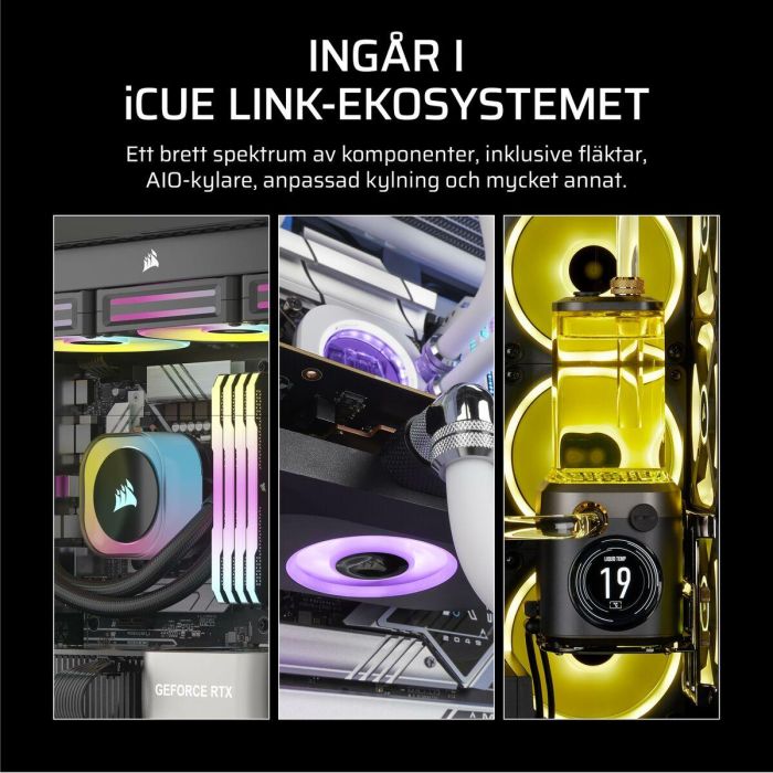 Corsair CO-9051034-WW Kit de inicio de triple ventilador iCUE LINK RX120 RGB Max para Refrigeración de PC 7