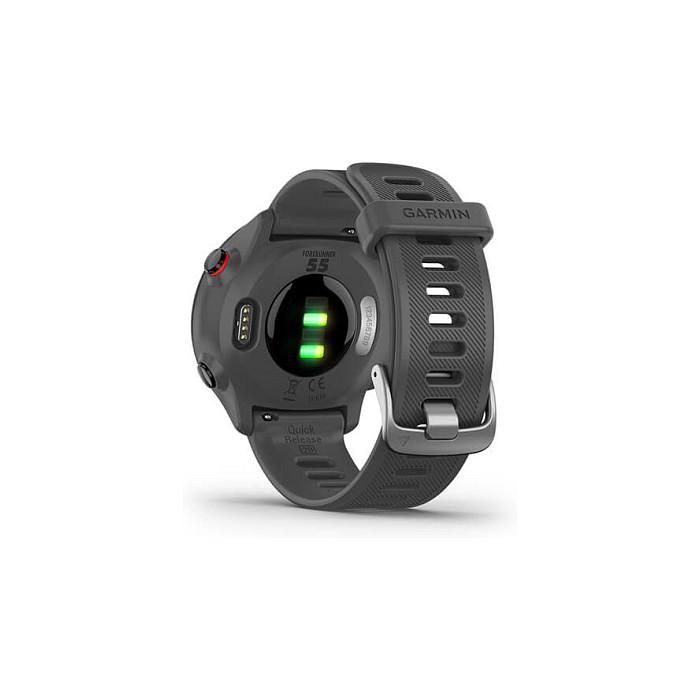 Garmin Forerunner 55 Reloj Inteligente GPS con Pantalla Táctil MIP, Resistente al Agua, Monitor de Frecuencia Cardíaca, Gris - 42 mm, 37 g 8 Garmin Forerunner 55 Reloj Inteligente GPS con Pantalla Táctil MIP, Resistente al Agua, Monitor de Frecuencia Cardíaca, Gris - 42 mm, 37 g 8