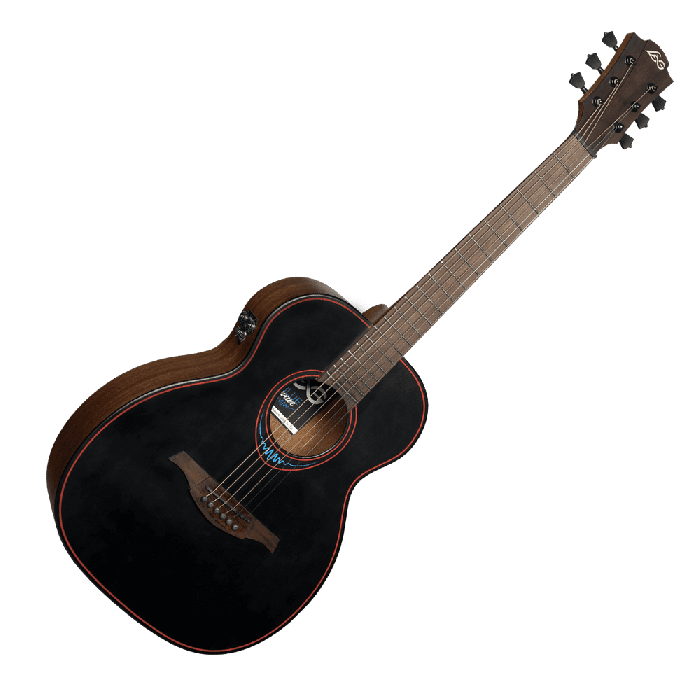 Guitarra Acústica Lâg Travel A/E Blue Wave 1 2 Guitarra Acústica Lâg Travel A/E Blue Wave 1 2
